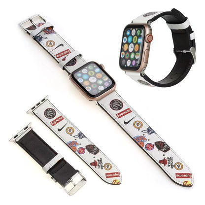 HypedEffects Designer Exotic Leather Dior Watch Band 38/40/41/42/44/45/49 mm