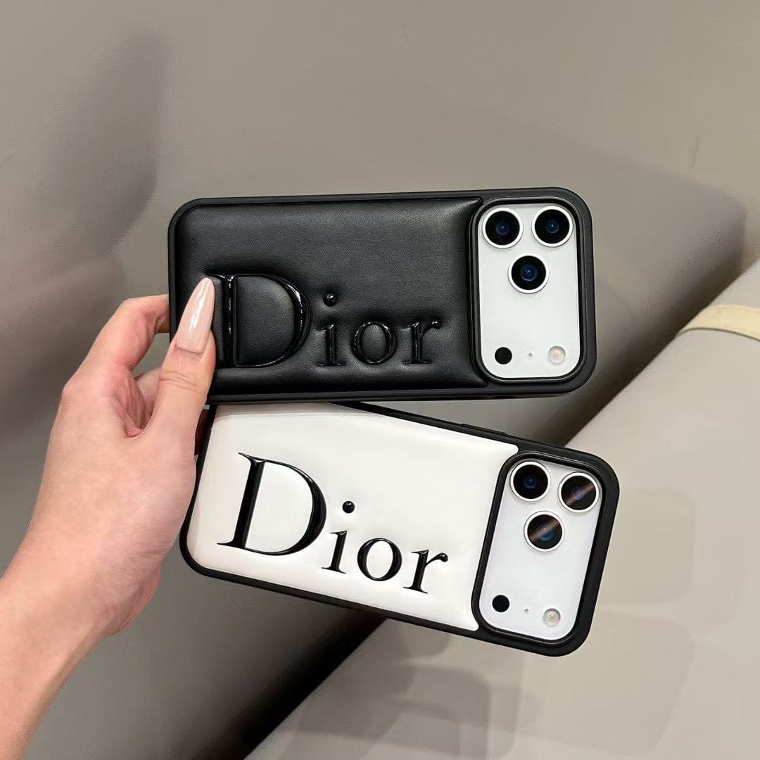 HypedEffects Dior Signature Minimalist Luxury Case for iPhone 13 to 17 Pro Max