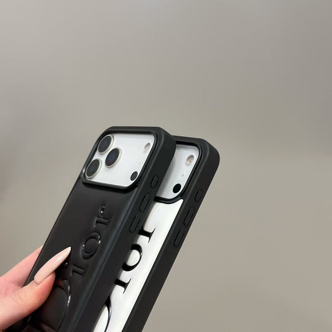 HypedEffects Dior Signature Minimalist Luxury Case for iPhone 13 to 17 Pro Max