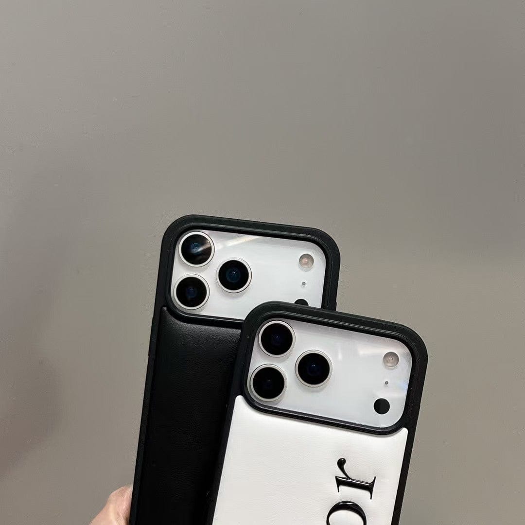 HypedEffects Dior Signature Minimalist Luxury Case for iPhone 13 to 17 Pro Max