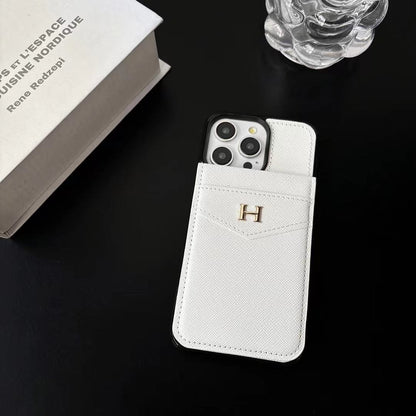 HypedEffects Eelegant White Leather Prada & gucci & Hermes iPhone Cover