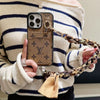 HypedEffects Elegant Louis Vuitton iPhone Case with Handle & Buit-in Card Holder