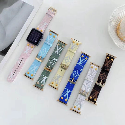 HypedEffects Exotic Leather louis vuitton Watch Band 38/40/41/42/44/45/49 mm