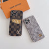 HypedEffects Famous Louis Vuitton & Gucci Patterns iPhone Cases with Extra Pouch