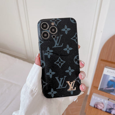 HypedEffects Famous Louis Vuitton & Gucci Patterns iPhone Cases with Extra Pouch