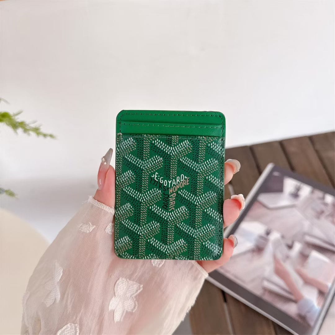 HypedEffects Goyard Card Holder Wallet Signature Pattern Luxury Design