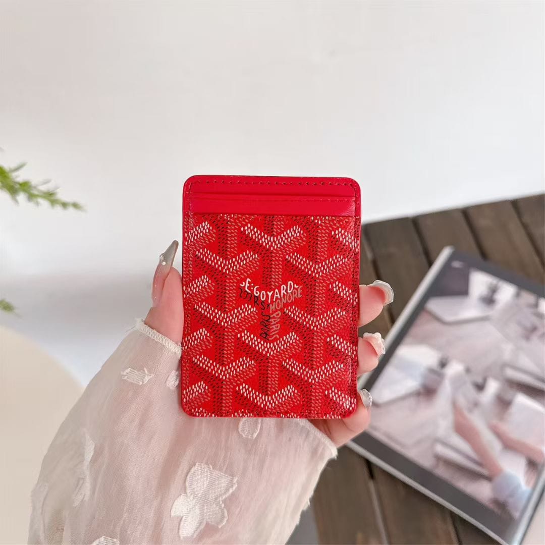 HypedEffects Goyard Card Holder Wallet Signature Pattern Luxury Design