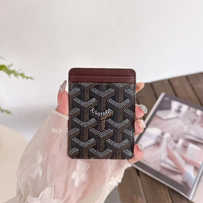 HypedEffects Goyard Card Holder Wallet Signature Pattern Luxury Design