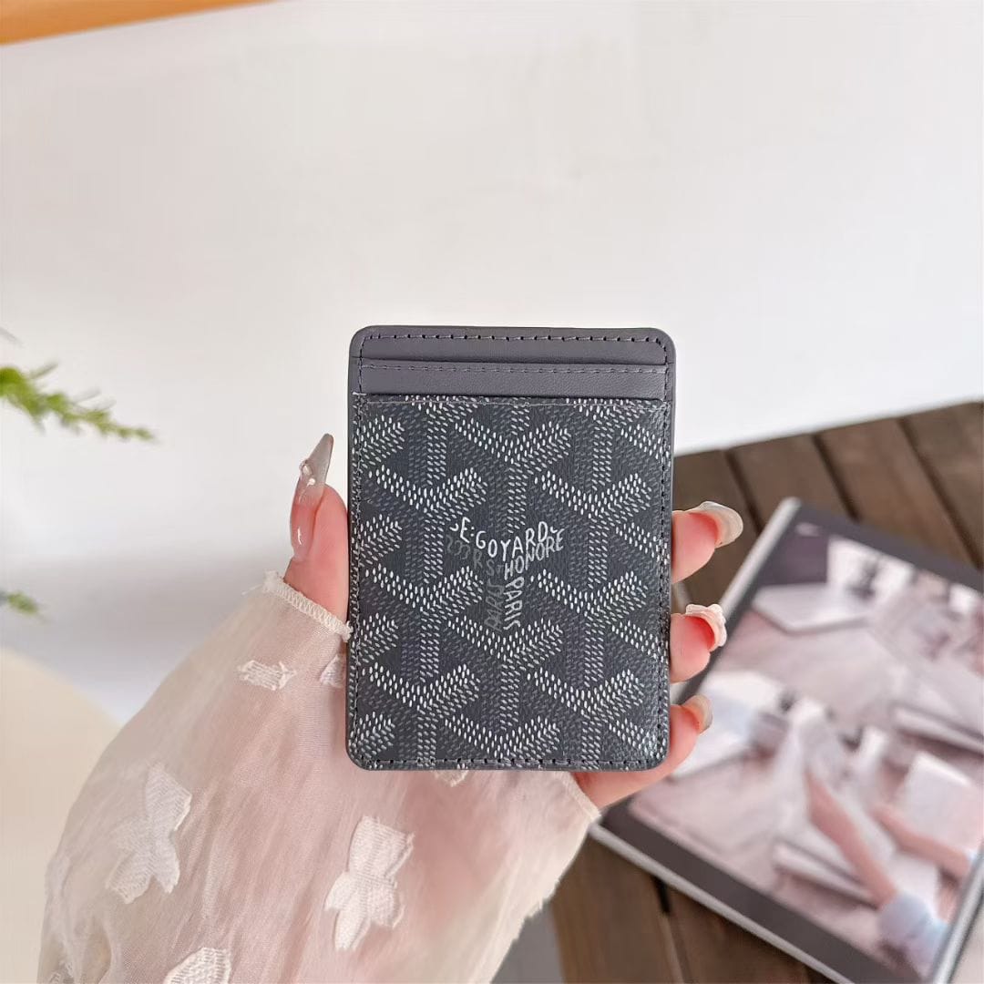HypedEffects Goyard Card Holder Wallet Signature Pattern Luxury Design