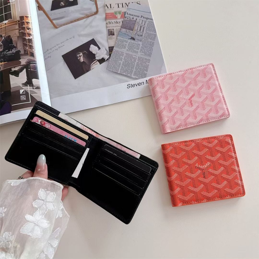 HypedEffects Goyard Monogram Bifold Wallet – Multiple Colors Available