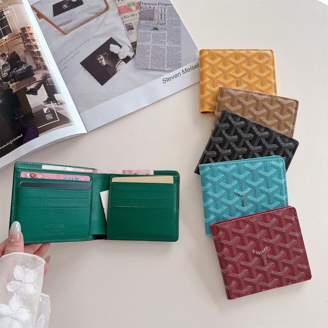 HypedEffects Goyard Monogram Bifold Wallet – Multiple Colors Available