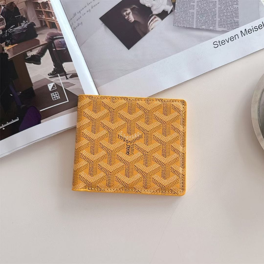HypedEffects Goyard Monogram Bifold Wallet – Multiple Colors Available