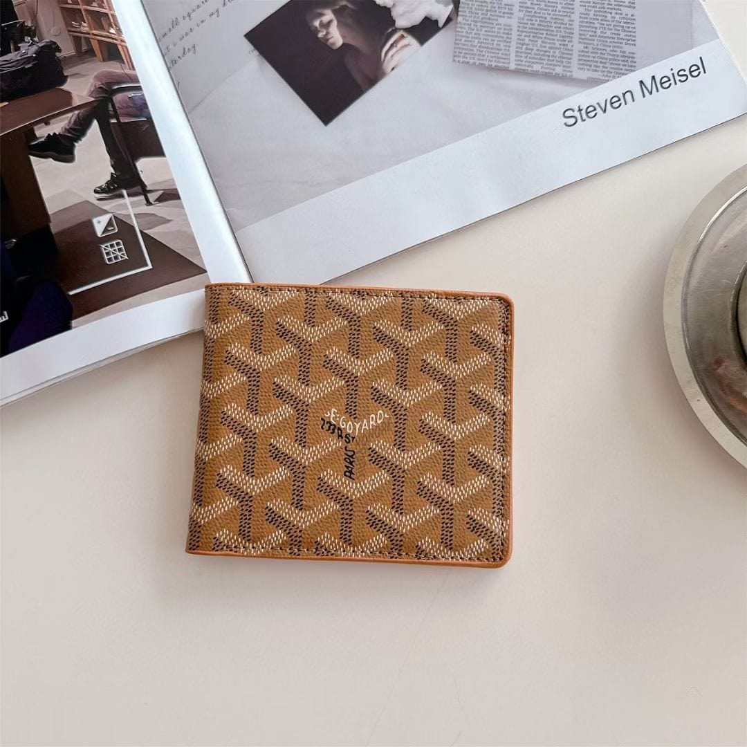 HypedEffects Goyard Monogram Bifold Wallet – Multiple Colors Available