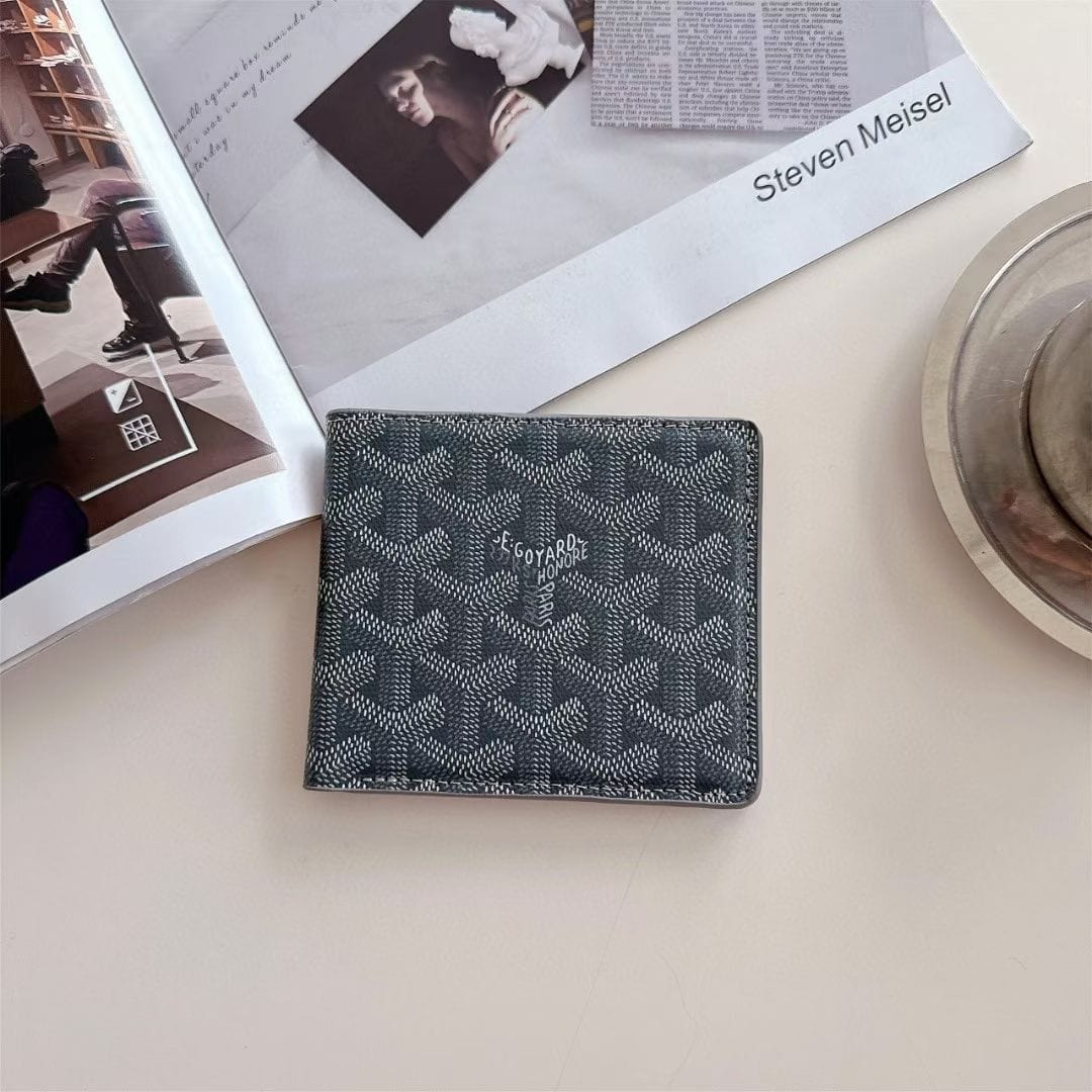 HypedEffects Goyard Monogram Bifold Wallet – Multiple Colors Available