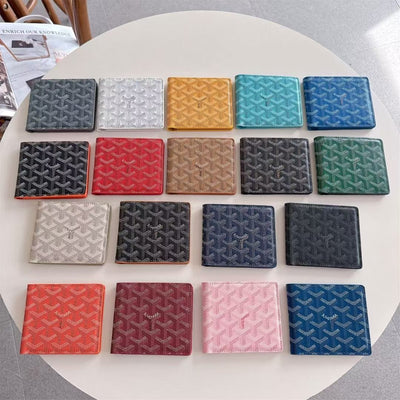 HypedEffects Goyard Monogram Bifold Wallet – Multiple Colors Available