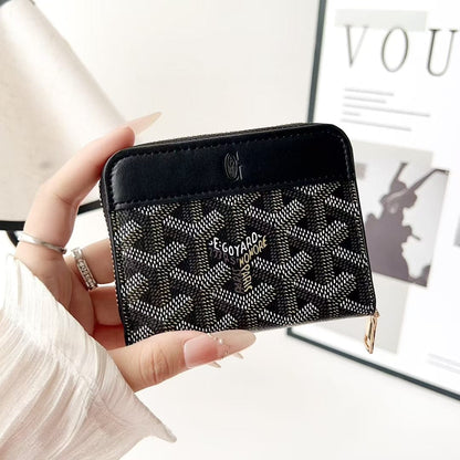 HypedEffects Goyard Zip Around Card Holder Mini Wallet