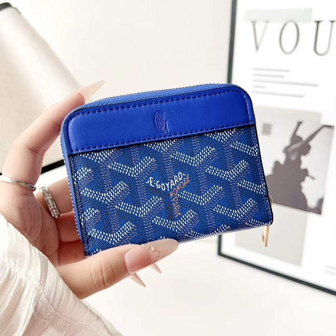 HypedEffects Goyard Zip Around Card Holder Mini Wallet