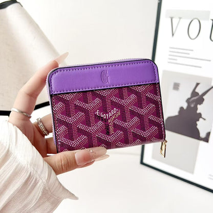 HypedEffects Goyard Zip Around Card Holder Mini Wallet