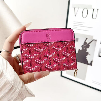 HypedEffects Goyard Zip Around Card Holder Mini Wallet