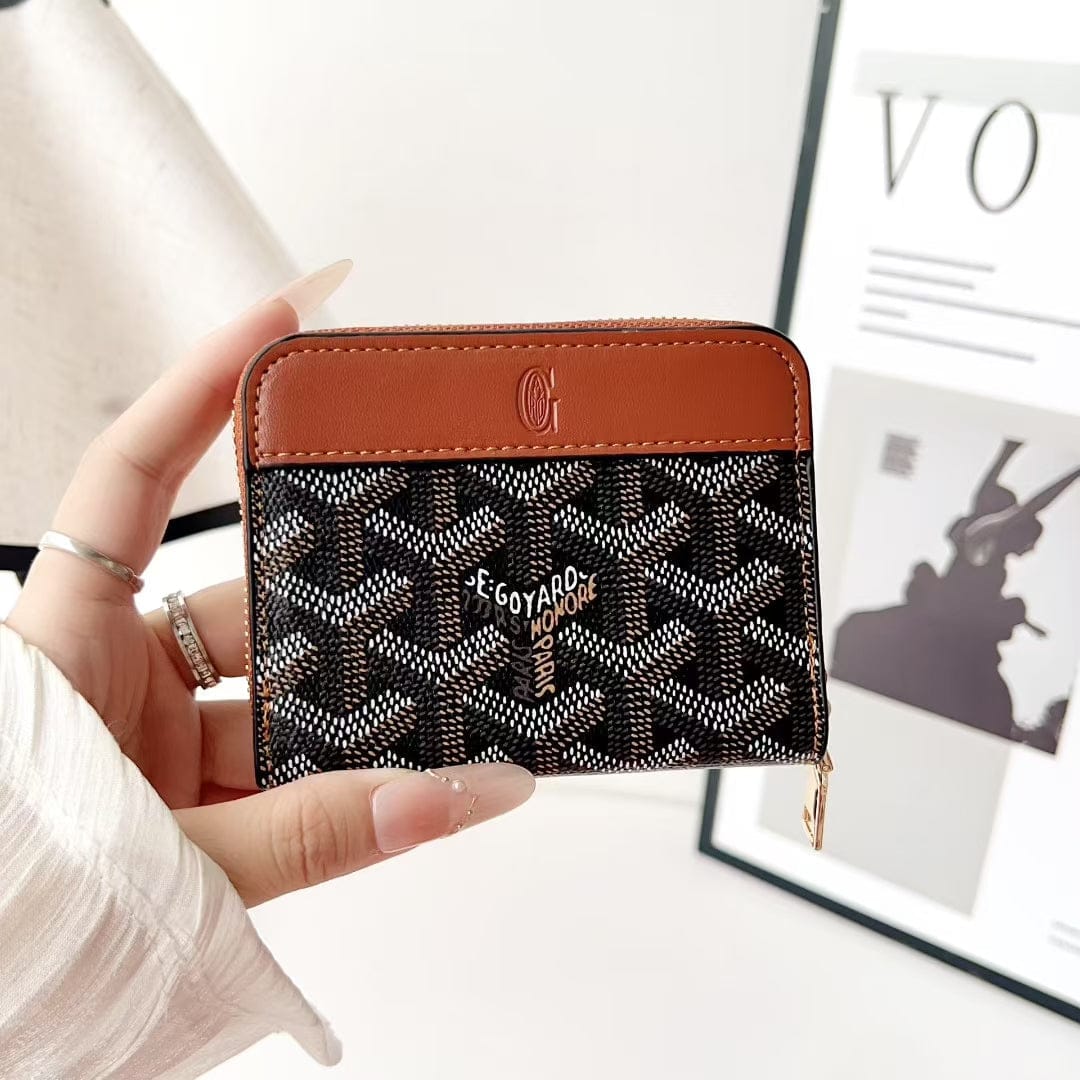 HypedEffects Goyard Zip Around Card Holder Mini Wallet