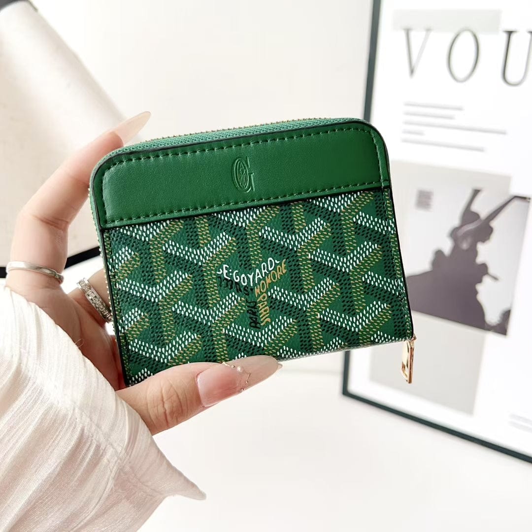 HypedEffects Goyard Zip Around Card Holder Mini Wallet