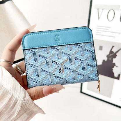 HypedEffects Goyard Zip Around Card Holder Mini Wallet