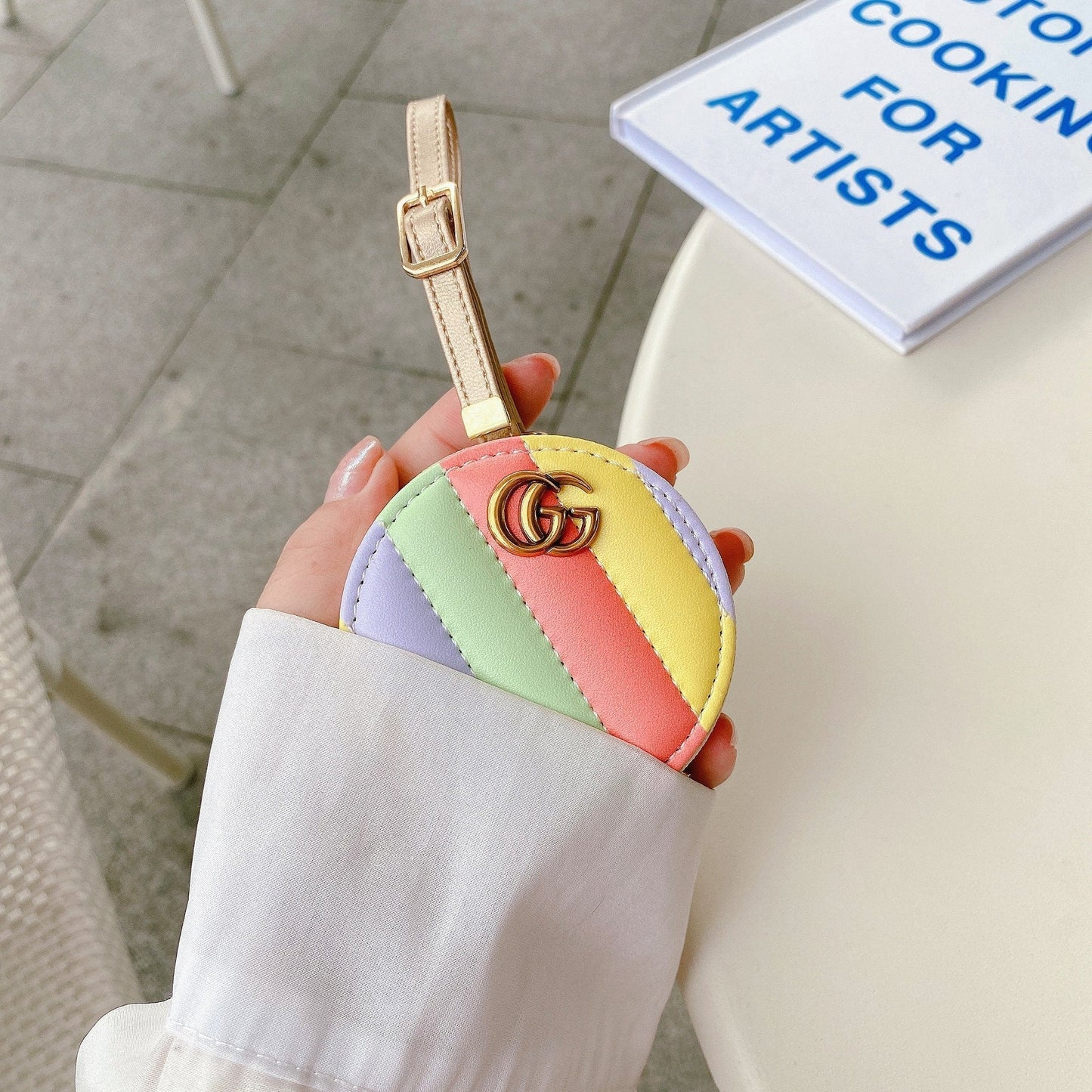 HypedEffects gucci Airpods Pro Leather Bag