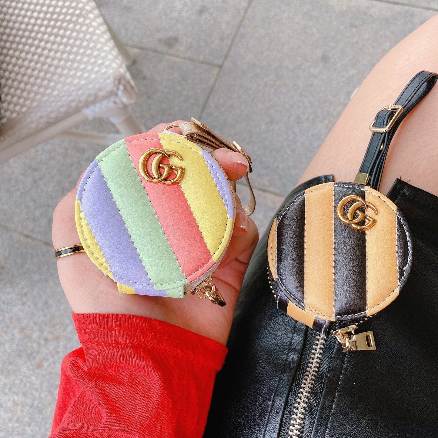 HypedEffects gucci Airpods Pro Leather Bag