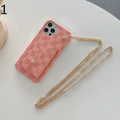 HypedEffects gucci Back Pocket iPhone 17 Case With Straps