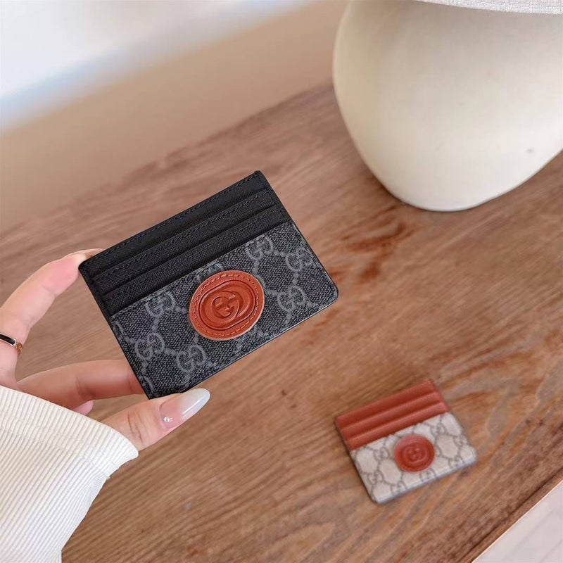 HypedEffects gucci gucci Logo Slim Wallet Card Holder
