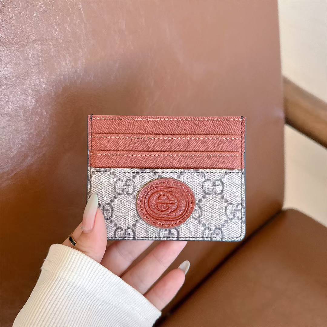 HypedEffects gucci gucci Logo Slim Wallet Card Holder