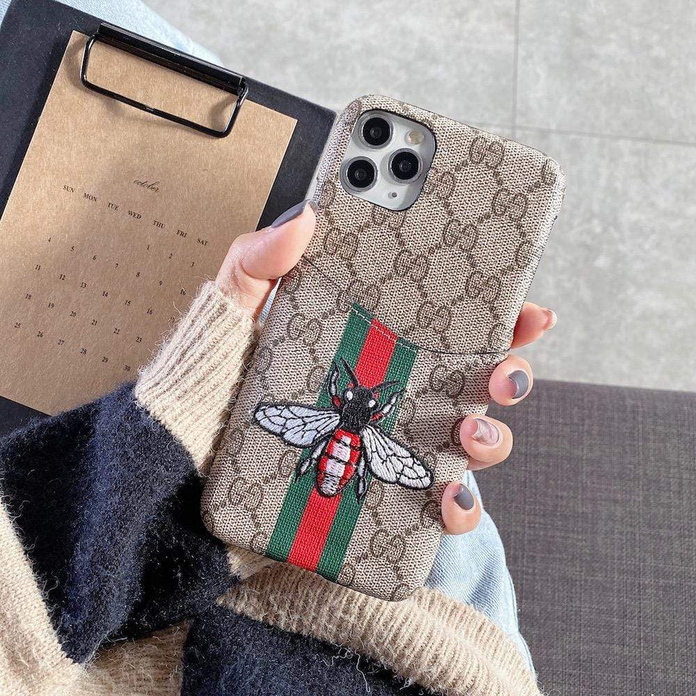 HypedEffects gucci Iphone Cases With Card Pockets
