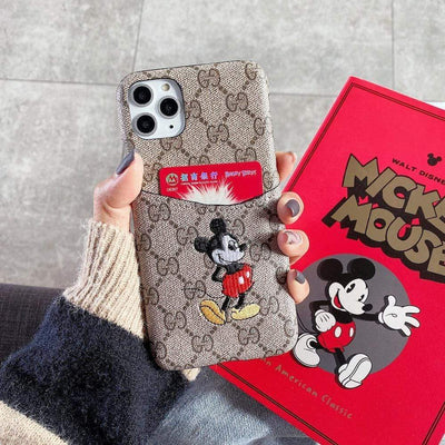 HypedEffects gucci Iphone Cases With Card Pockets (iPhone 12 to 14)