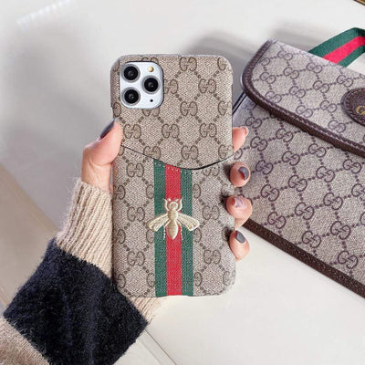 HypedEffects gucci Iphone Cases With Card Pockets (iPhone 12 to 14)