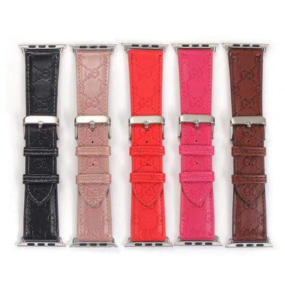 HypedEffects gucci iWatch Straps - Colorful Leather Styles