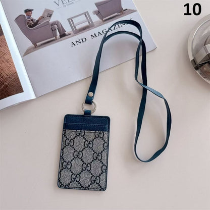 HypedEffects gucci & louis vuitton ID Card Holder with Lanyard
