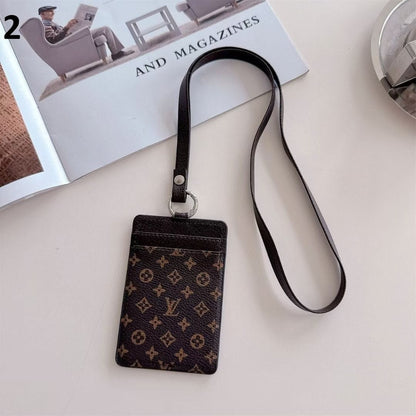 HypedEffects gucci & louis vuitton ID Card Holder with Lanyard