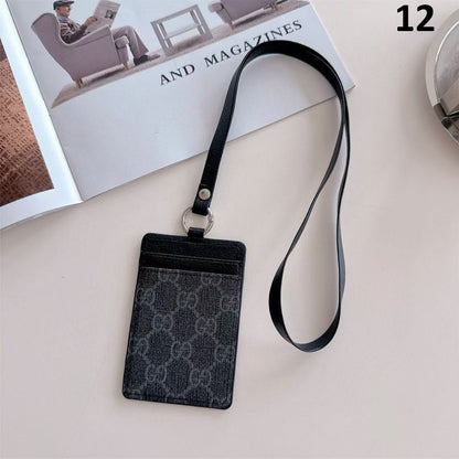 HypedEffects gucci & louis vuitton ID Card Holder with Lanyard