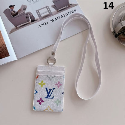 HypedEffects gucci & louis vuitton ID Card Holder with Lanyard