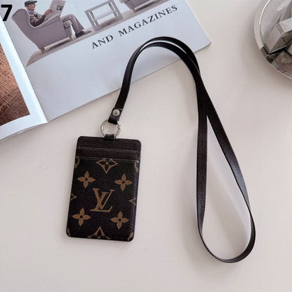 HypedEffects gucci & louis vuitton ID Card Holder with Lanyard
