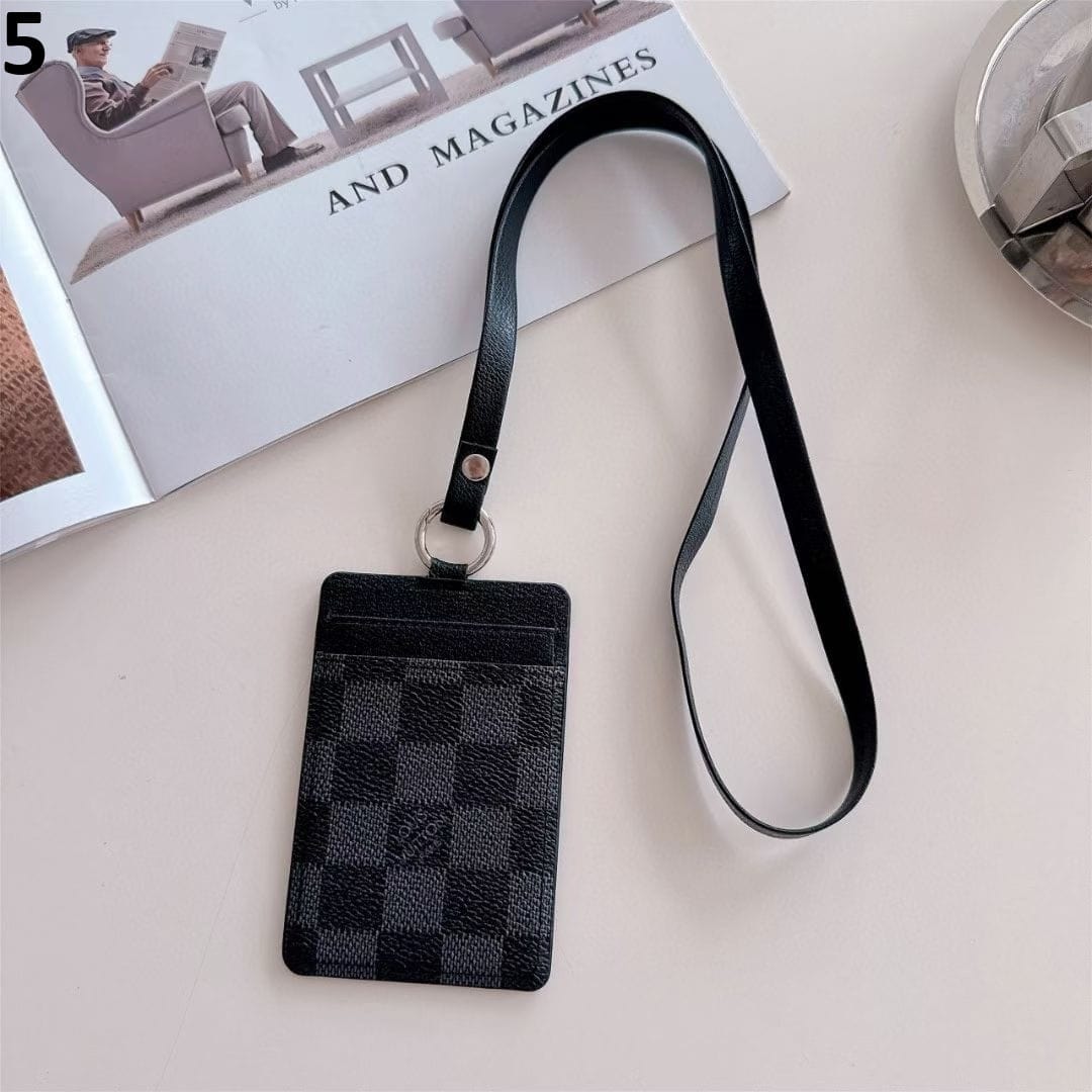 HypedEffects gucci & louis vuitton ID Card Holder with Lanyard