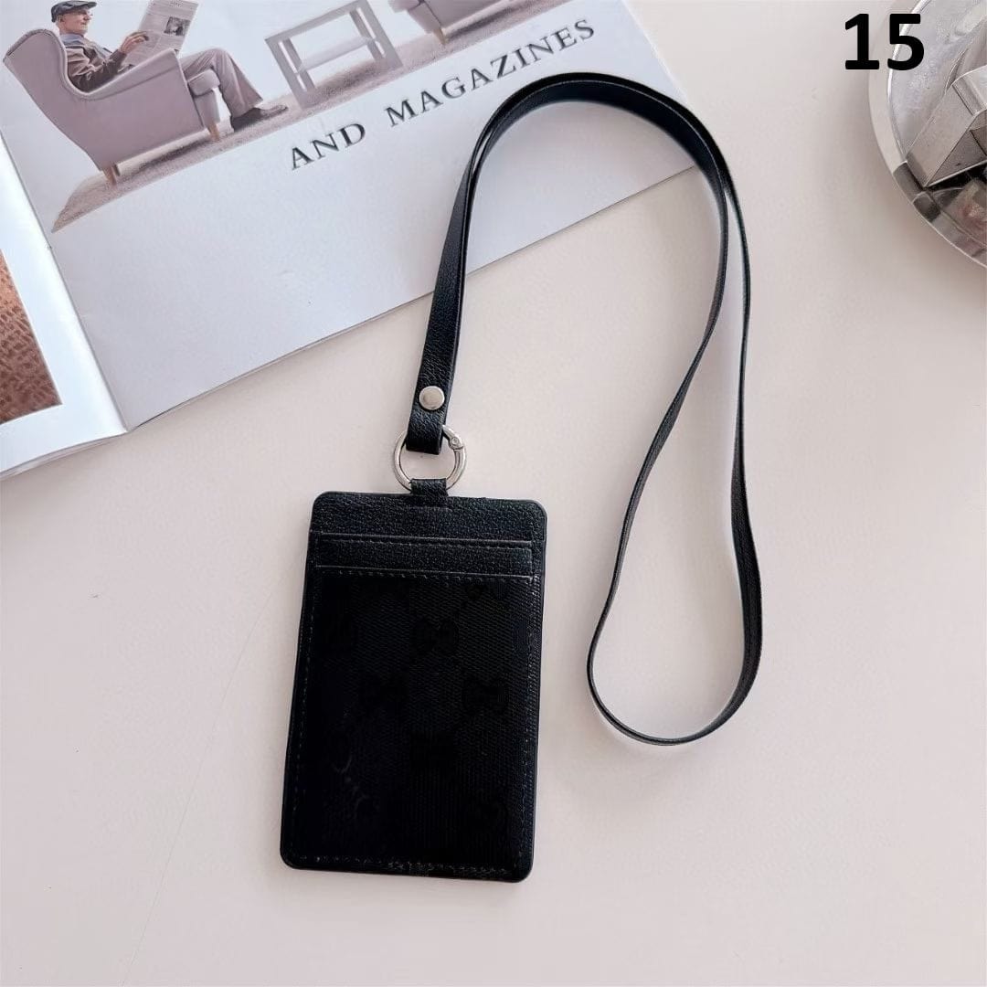 HypedEffects gucci & louis vuitton ID Card Holder with Lanyard