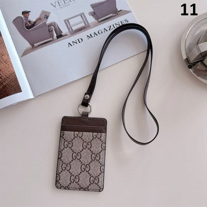 HypedEffects gucci & louis vuitton ID Card Holder with Lanyard
