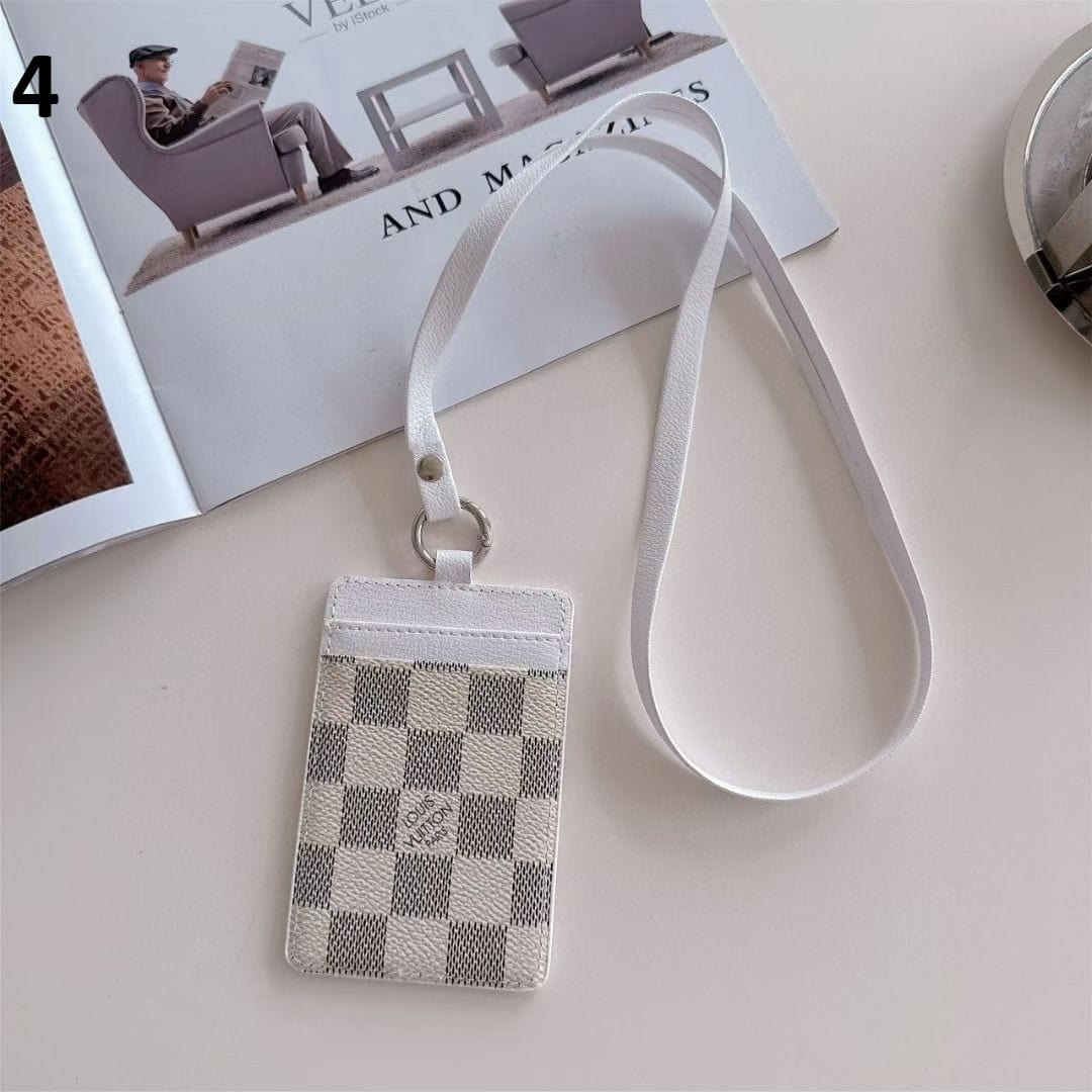 HypedEffects gucci & louis vuitton ID Card Holder with Lanyard