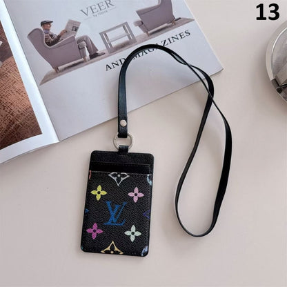 HypedEffects gucci & louis vuitton ID Card Holder with Lanyard