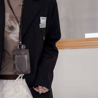 HypedEffects gucci & louis vuitton ID Card Holder with Lanyard