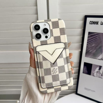 HypedEffects gucci & louis vuitton Monogram Cardholder iPhone Case