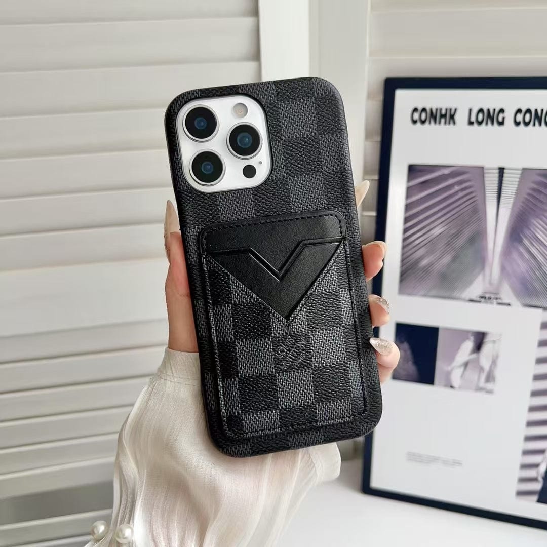 HypedEffects gucci & louis vuitton Monogram Cardholder iPhone Case