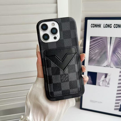 HypedEffects gucci & louis vuitton Monogram Cardholder iPhone Case