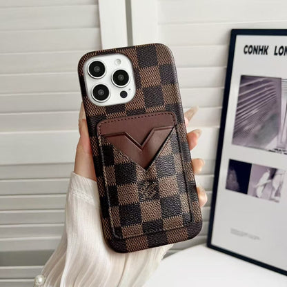 HypedEffects gucci & louis vuitton Monogram Cardholder iPhone Case